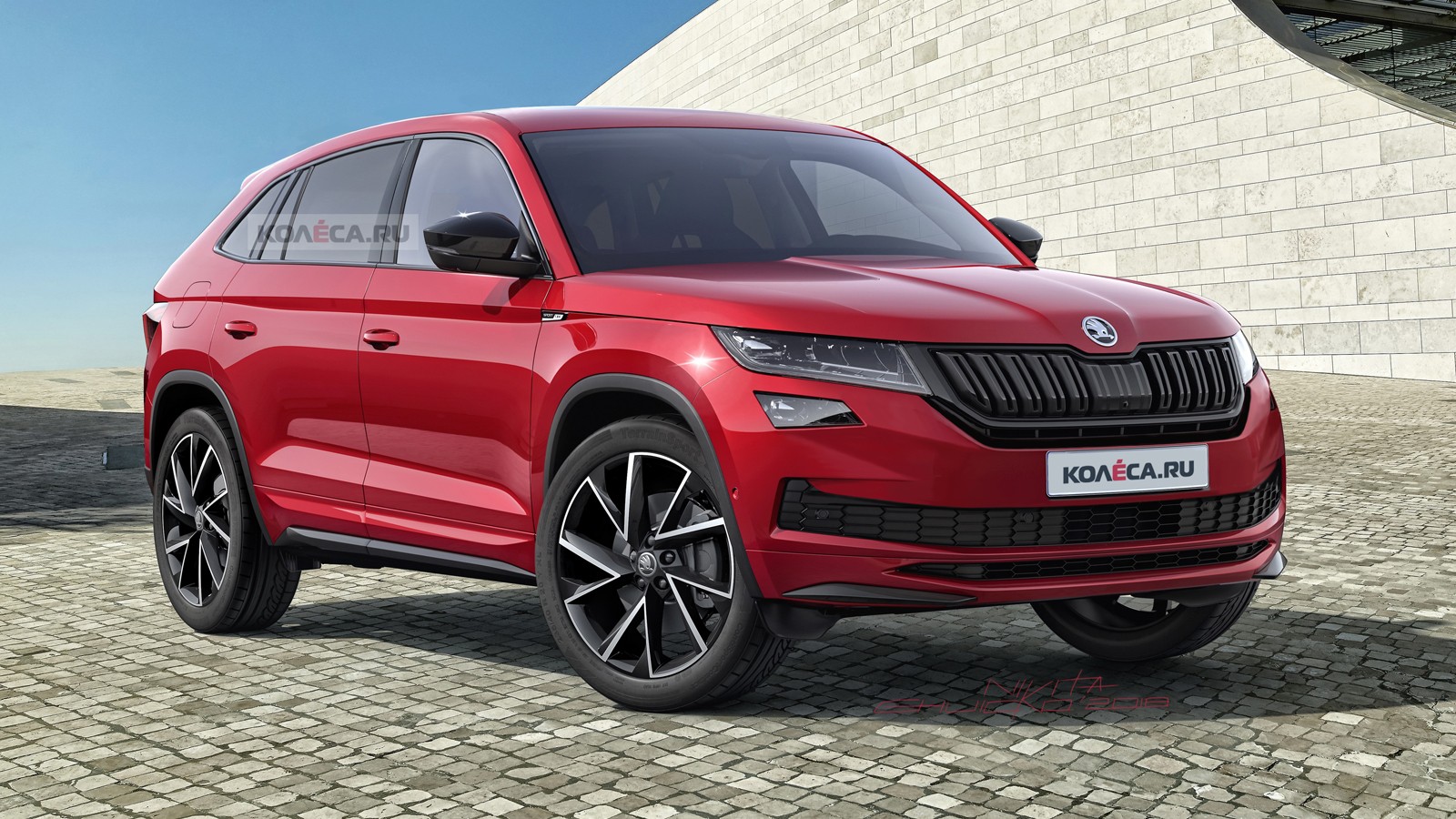 Кросс-купе Skoda Kodiaq GT: новые изображения
