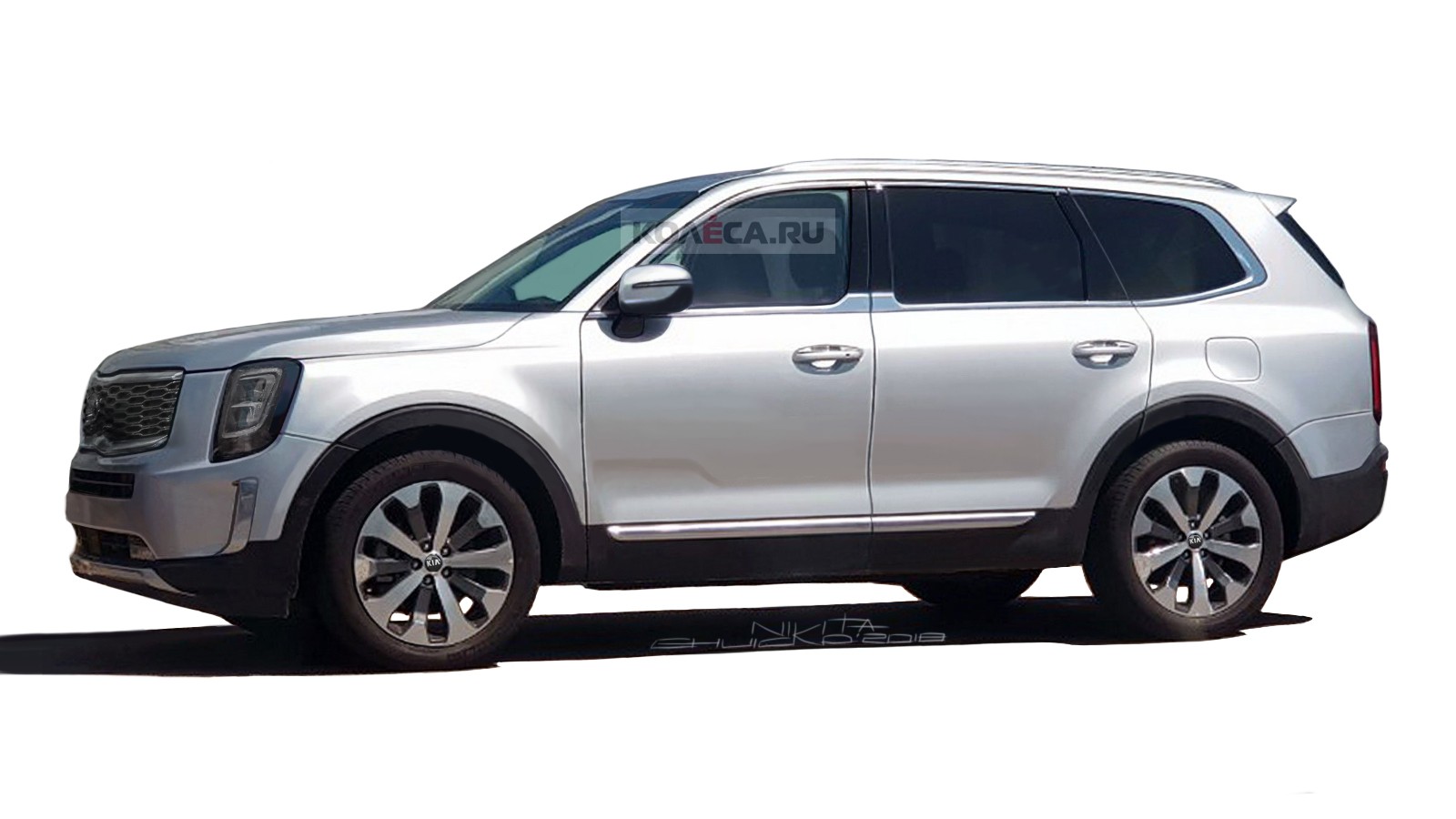Серийный Kia Telluride: новые изображения